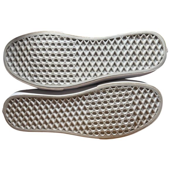 VANS Sk8-Hi Men's 10/W11.5 True White Sneakers Leather Cuff Canvas Skate Shoes - Picture 11 of 16